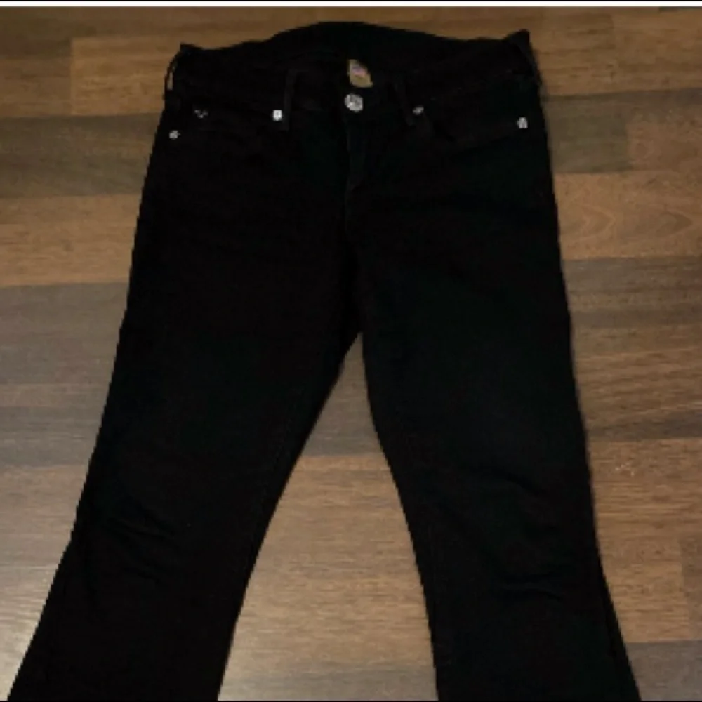 True Religion Black Joey Flared Jean Size 27 - Picture 11 of 15
